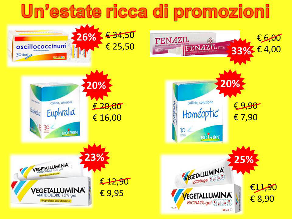 Un'estate ricca di promozioni